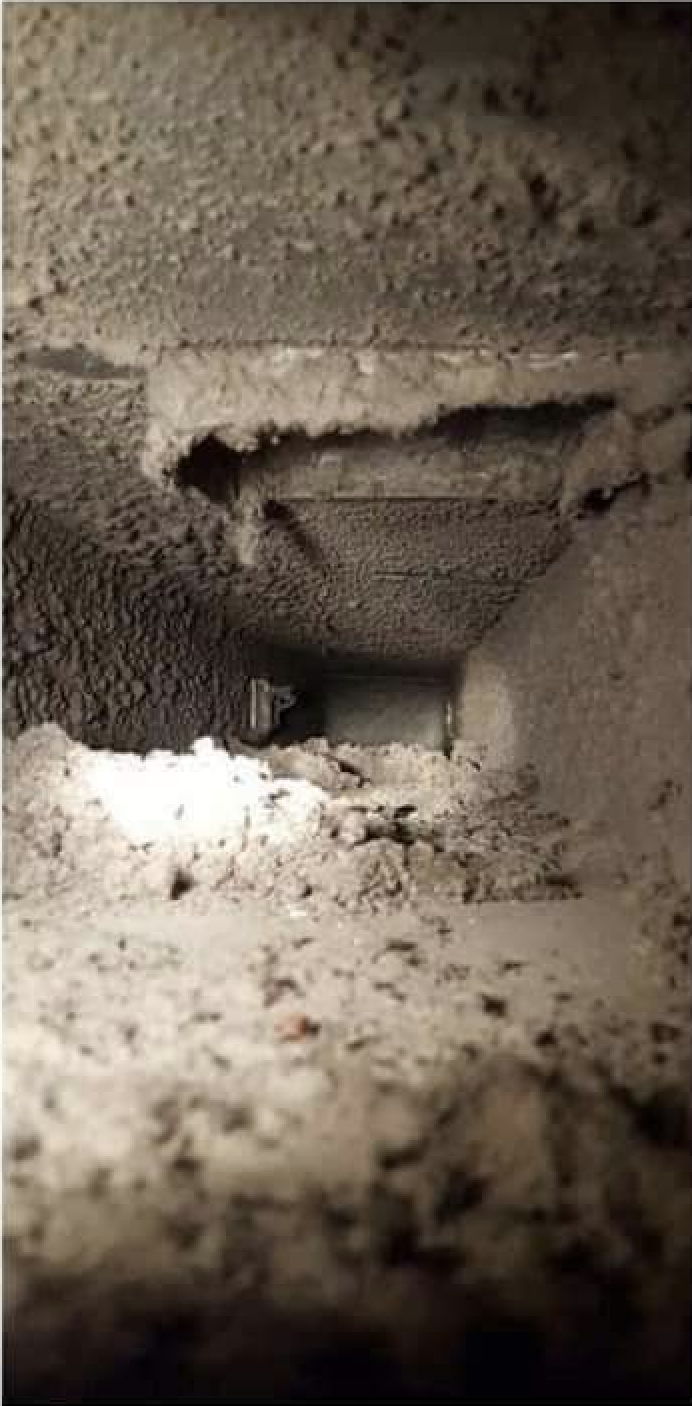 Residential Air Duct Cleaning - Luxury Home - Before